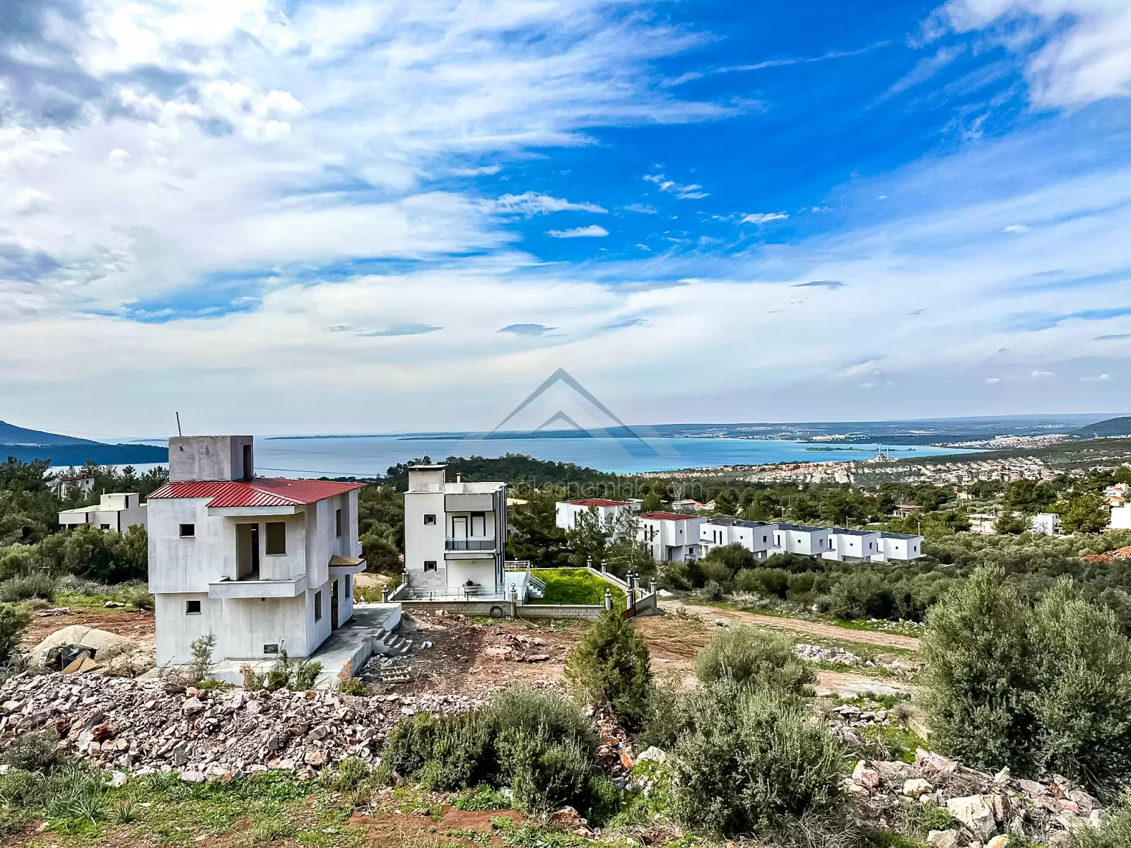 Sea View Land For Sale 276 M2 Land In Didim Akbuk