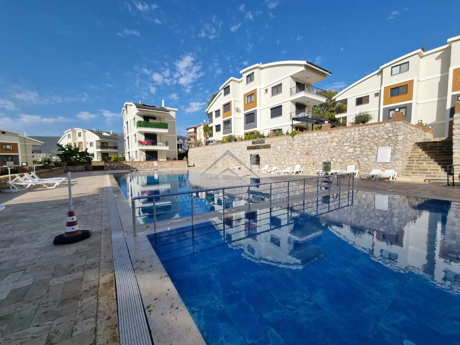 2+1 Apartment With Pool For Sale In Akbük