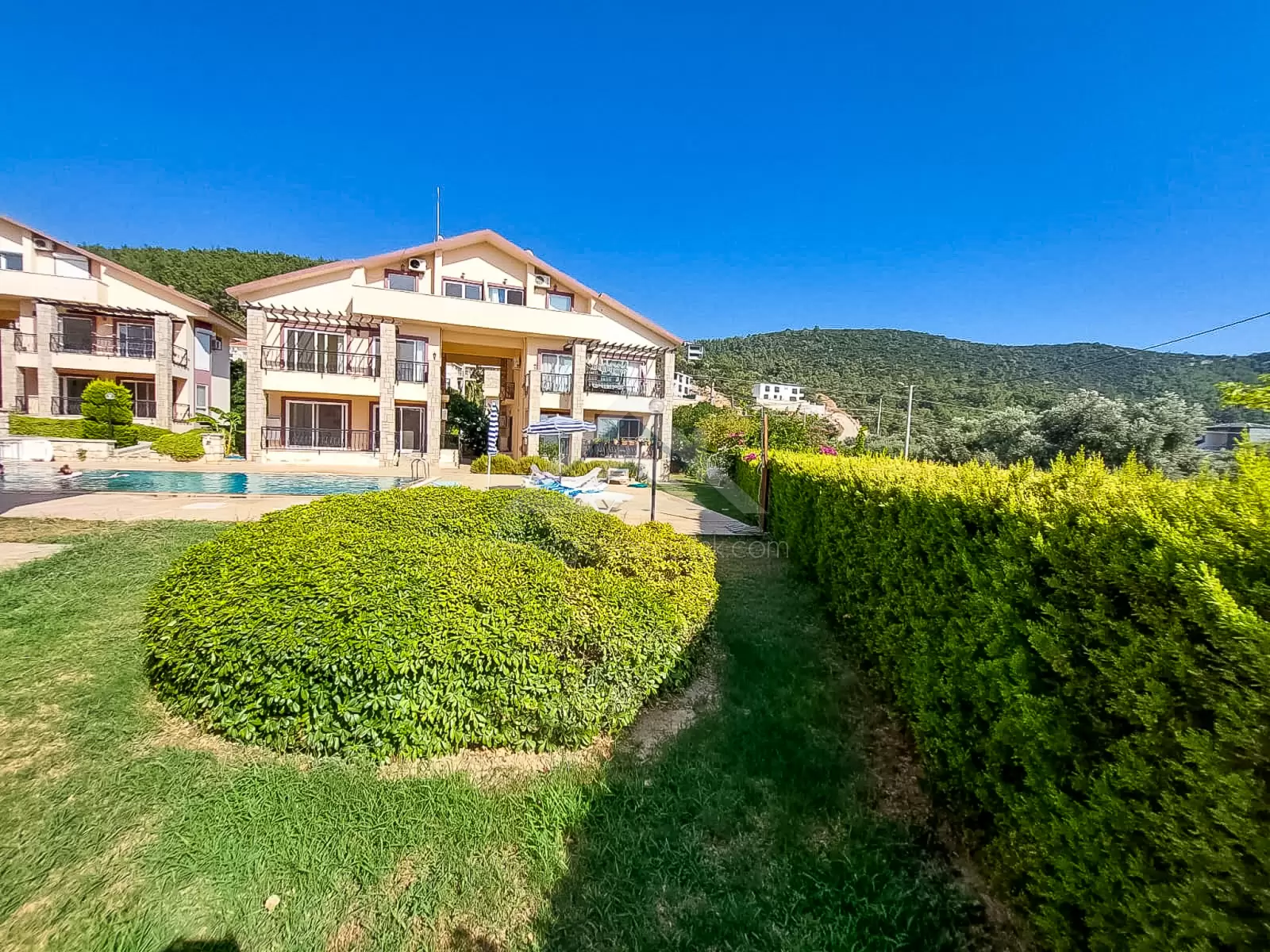 3+1 Pool Villa With Full Sea View For Sale İn Akbük